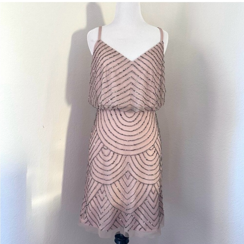 Adrianna Papell Beaded cocktail dress in size 4 - Picture 12 of 16